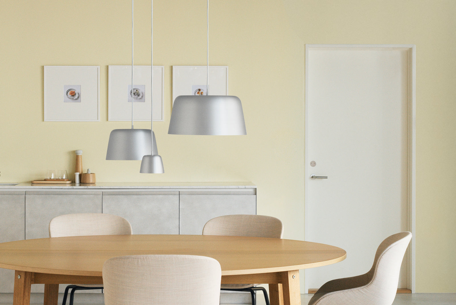 Tub lampe, Aluminium - Ø13 cm.